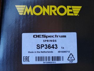 4 Muelles Mercedes SLK 171 Monroe SP3645 y SP3643