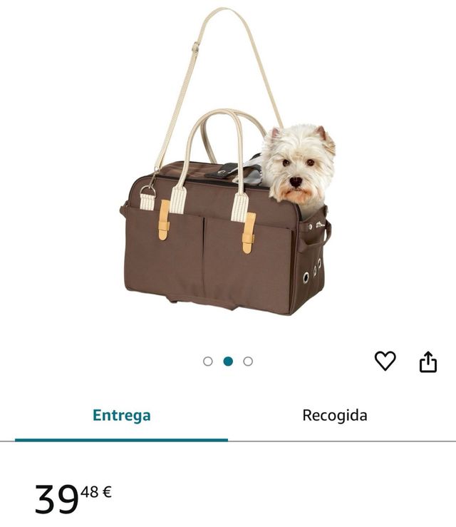 Bolso transportin mascota