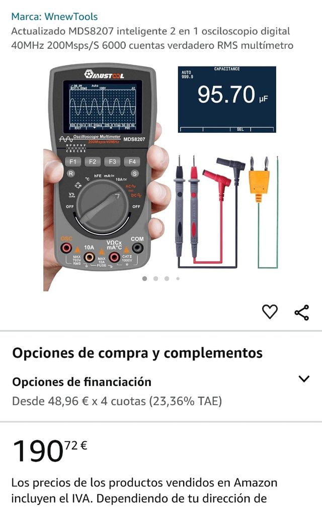 Multimetro/Osciloscopio