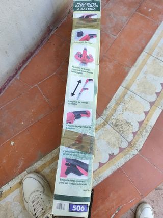 Podadora de jardín a batería