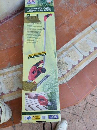 Podadora de jardín a batería