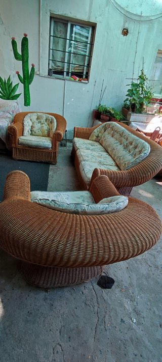 Sillones de mimbre