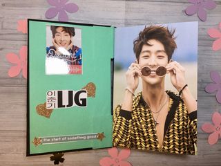 NOTEBOOK Tema “ACTOR LEE JOON-GI" fatto a mano