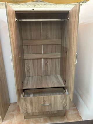 NUEVO!! ARMARIO DE 2 PUERTAS 2 CAJONES Y ESPEJO