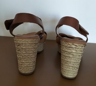 Sandalias de piel