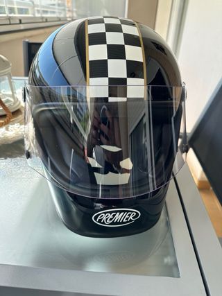 Casco integral estilo vintage 