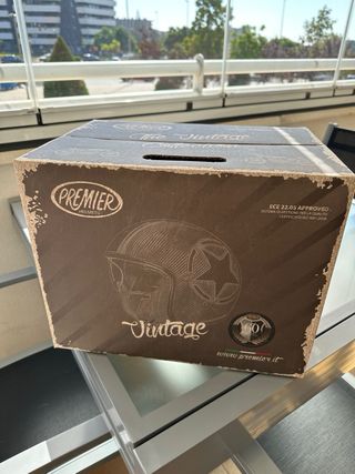 Casco integral estilo vintage 
