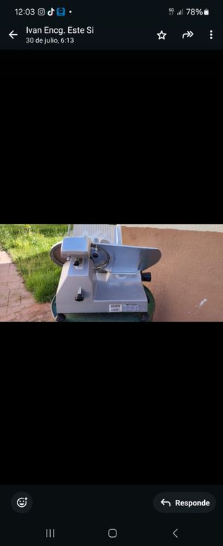 Cortadora de embutido