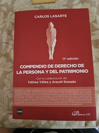 Compendio derecho persona y patrimonio