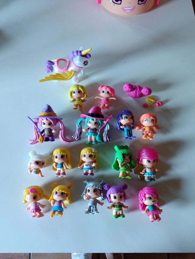 Cabeza pin y pon y muñecas