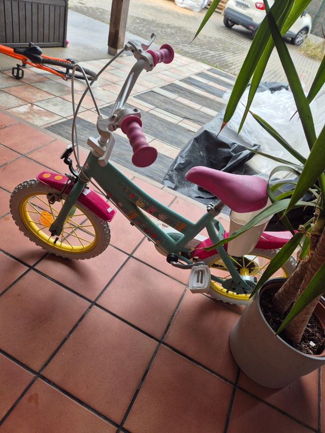 Bicicleta Infantil Ruedines Peppa Pig
