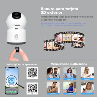 Cámara Vigilancia WiFi Interior