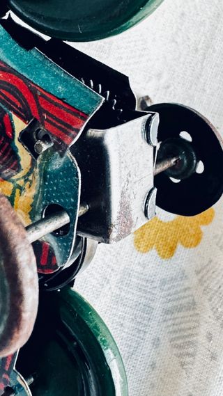 Motocicleta hojalata años 30 RICO.  Original.