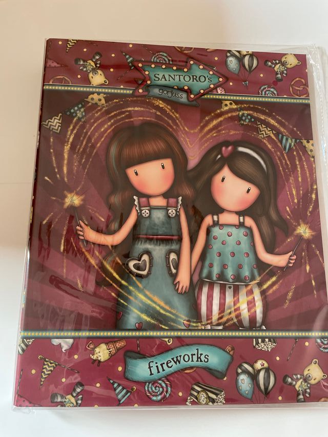 GORJUSS Carpeta de 4 anillas mixtas tamaño folio