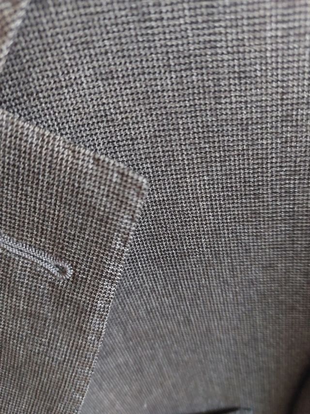 Traje ojo de perdiz gris marengo