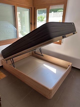 Canape + Colchon + Cabezero + Mesitas 160/200