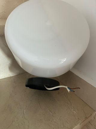 Lampara aplique vintage.