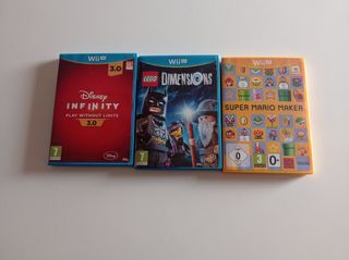 LOTE DE 3 JUEGOS PARA WII U