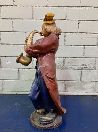 Escultura payaso de fibra de vidreo. Bonnie