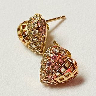 Pendientes de corazones de oro goldfilled 18 KT