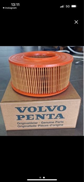 Filtro de aire volvo penta 