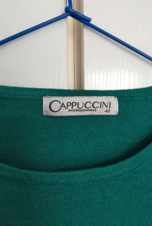 Suéter verde de punto REBAJADO