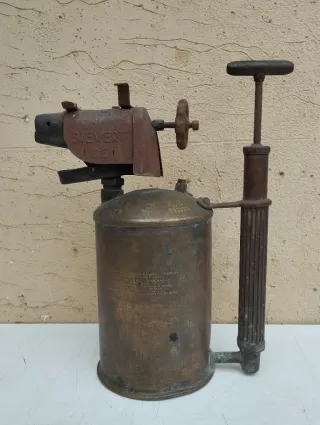 Antico cannello saldatore da lattoniere stagnaro