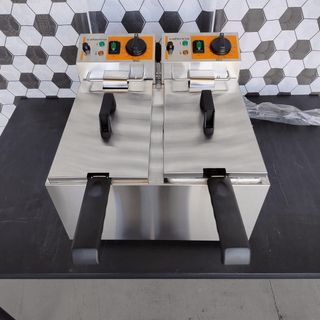 🔔​ GI ▌Freidora Doble ▌5+5 LT Profunda