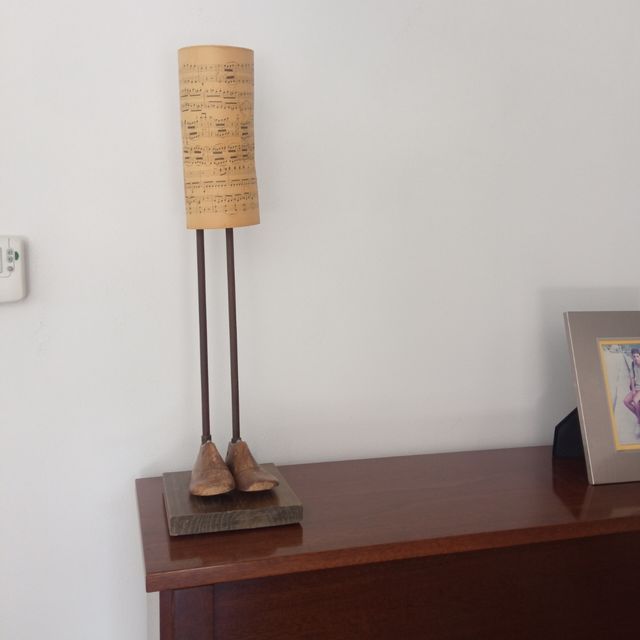 Lampara artesanal. Pieza única