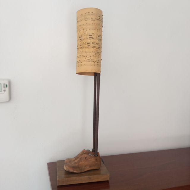 Lampara artesanal. Pieza única