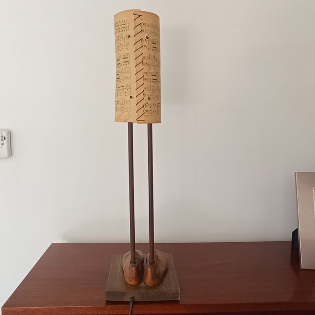 Lampara artesanal. Pieza única