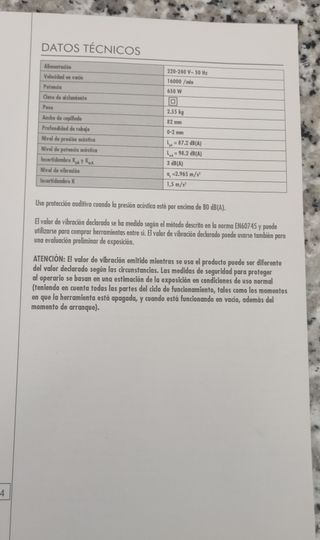 CEPILLADORA ELÉCTRICA