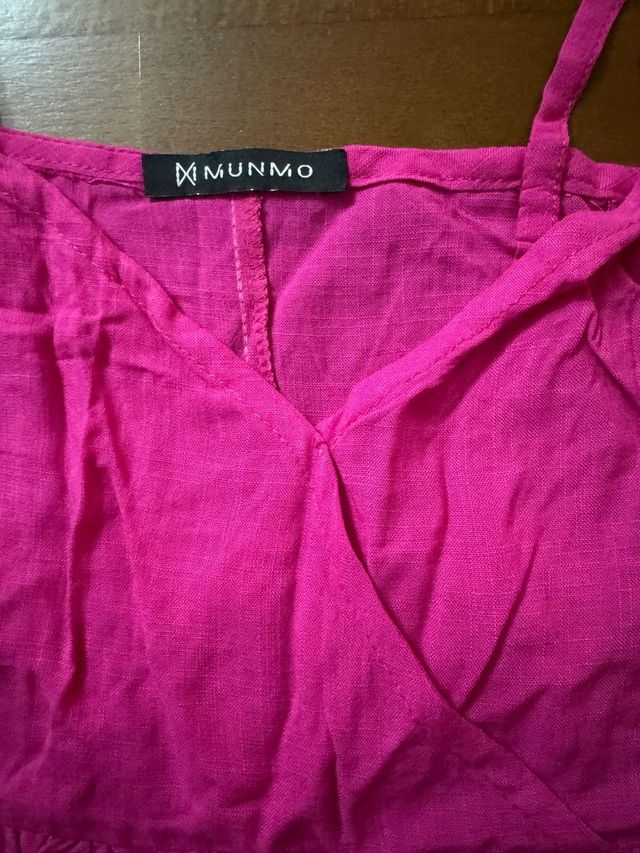 Top mujer fucsia