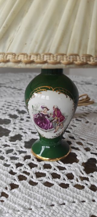 Lámpara porcelana francesa