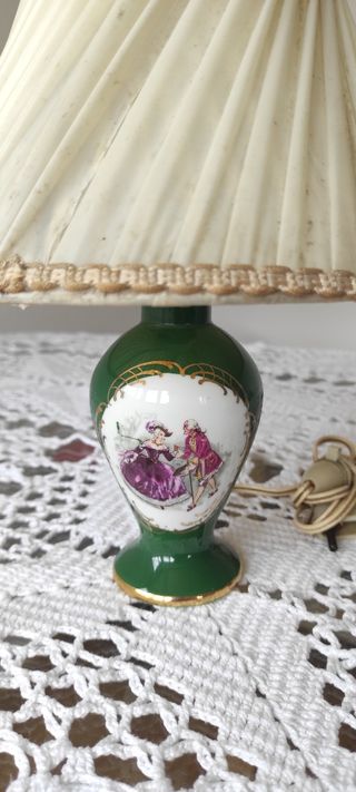 Lámpara porcelana francesa