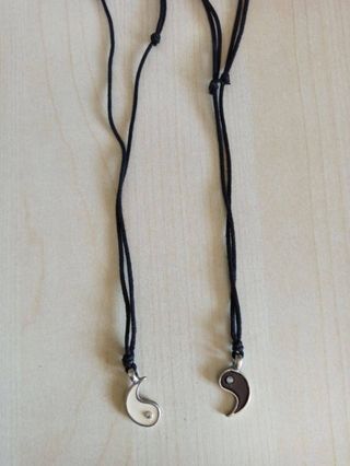 Collana Ying e Yang Amicizia