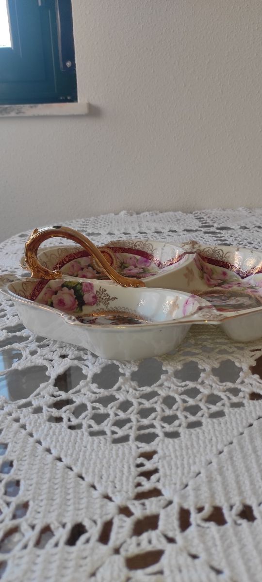 Piatto in porcellana francese