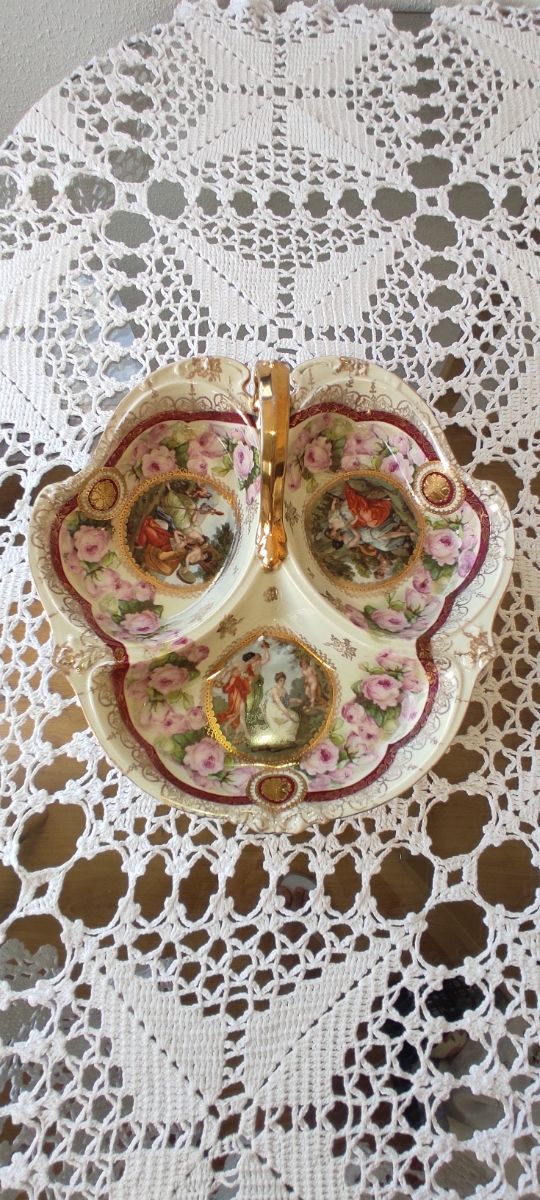 Piatto in porcellana francese