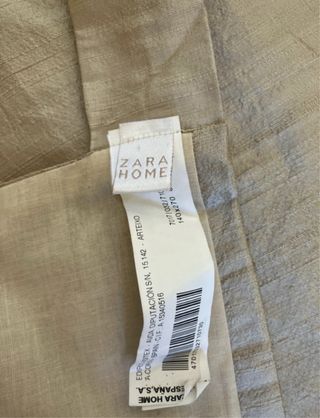 OPORTUNIDAD Cortinas seda salvaje con forro