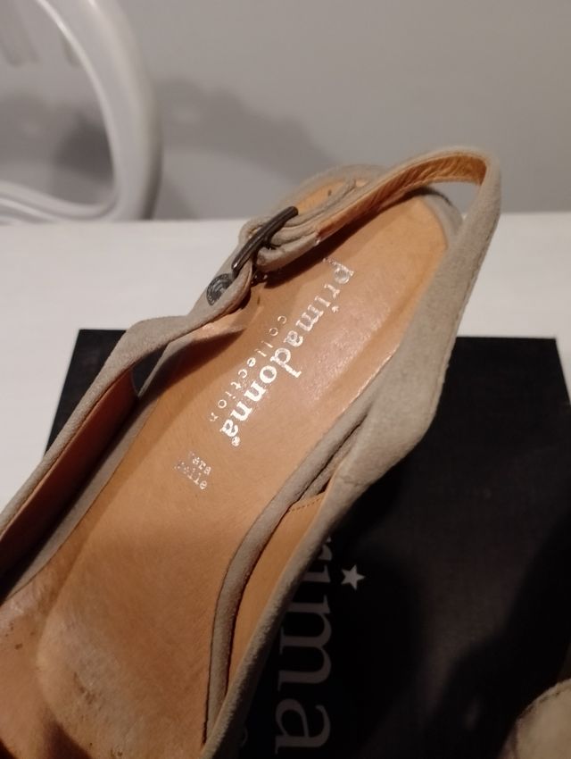 Sandali zeppa primadonna