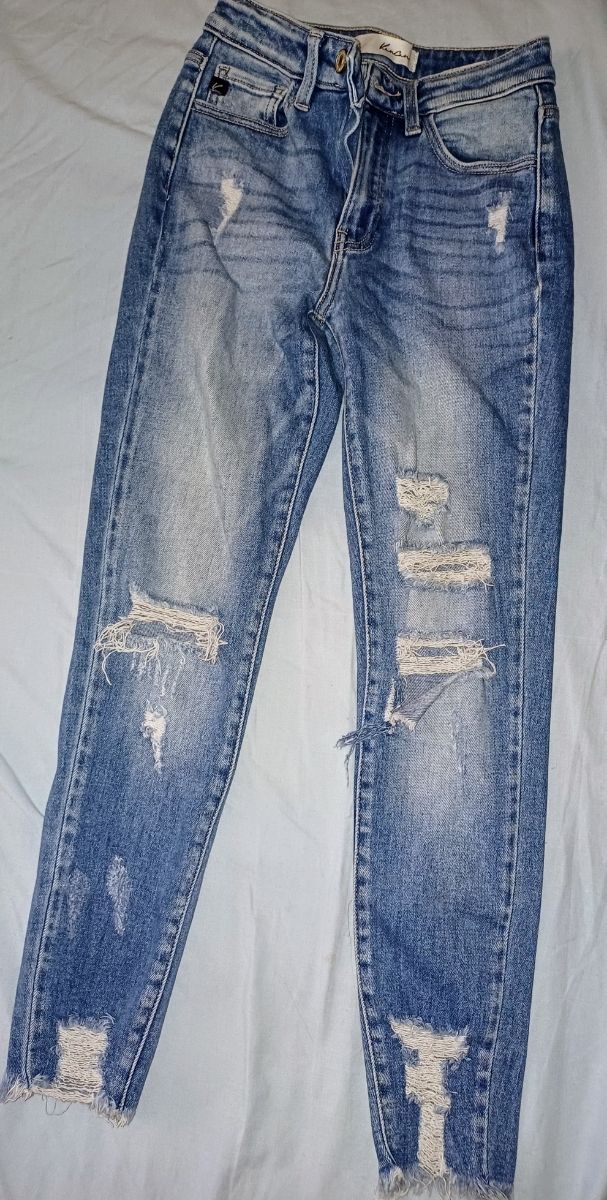 Pantalón vaquero de mujer largo