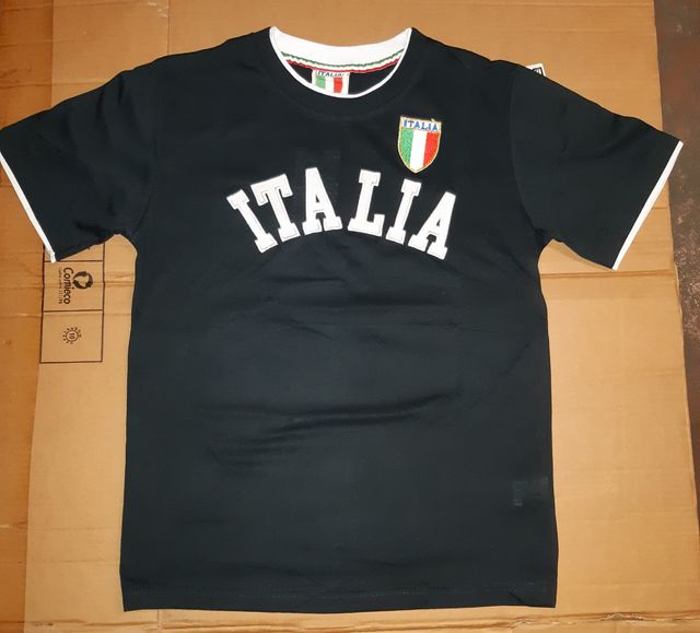 MAGLIA ITALIA  BLU M