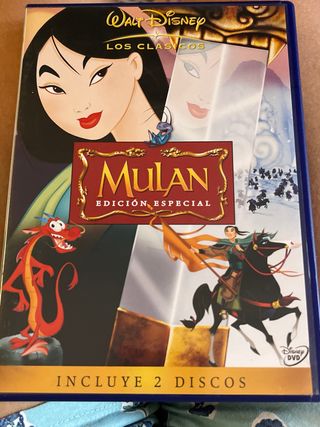 DVD de la película Mulan
