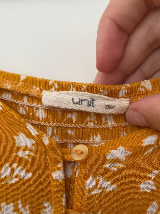 Vestido Largo Amarillo Estampado Floral Hipercor