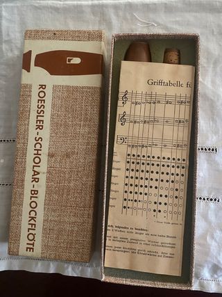 flauta de madera roessler