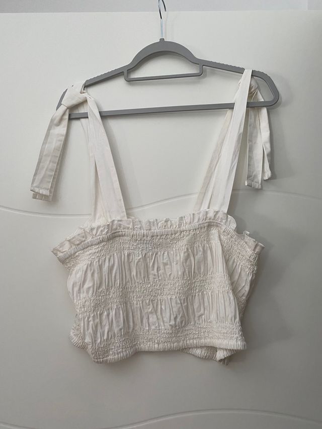 Top Blanco Bohemio de Primark