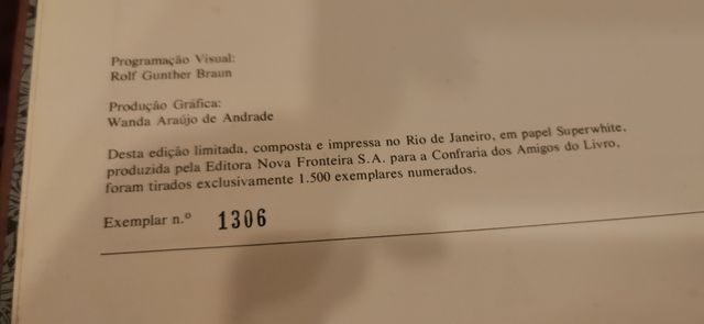 Livro numerado - Rio 1900