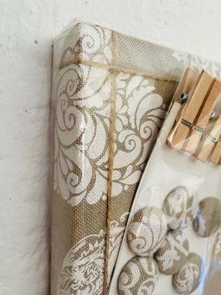 Panel magnetico Beige con flores