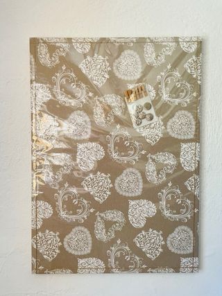 Panel magnetico Beige con flores