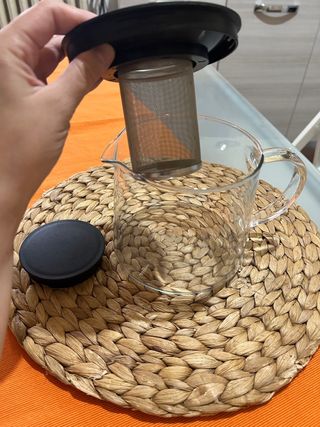 Teiera grande da 1.5 Litri Ikea in vetro